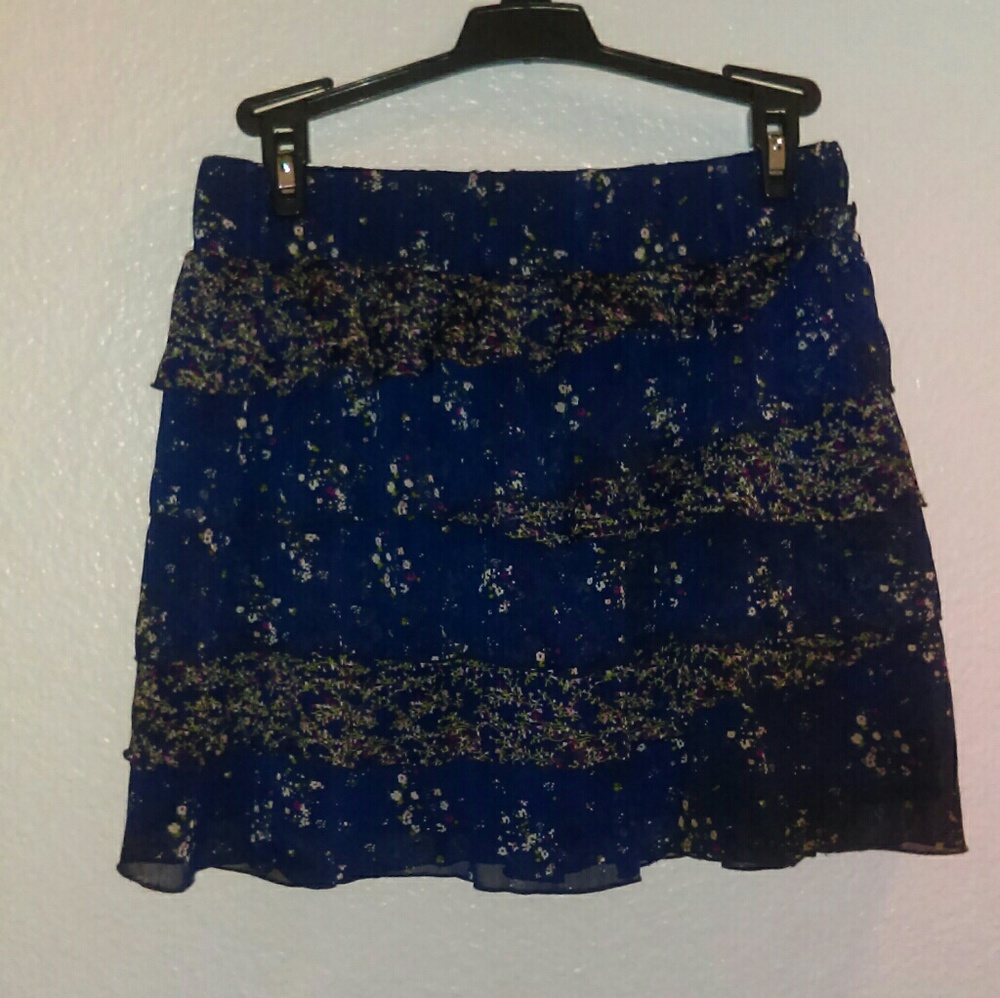 Old Navy floral tiered skirt